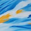 "Latido celeste y blanco"